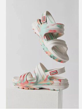 New Hunter Bloom Marble Sandal Size 6 MSRP: $70